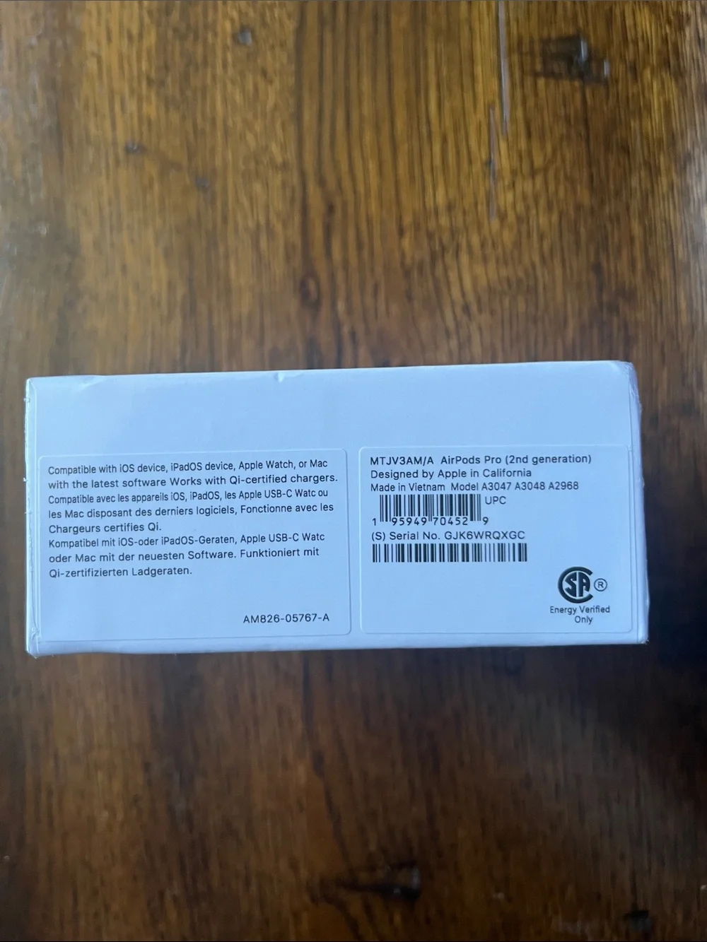 Apple White AirPods Pro 2nd generation with Charging Case